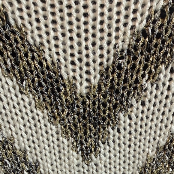 Staring at Stars Black and White Chevron Sweater - Picture 4 of 5